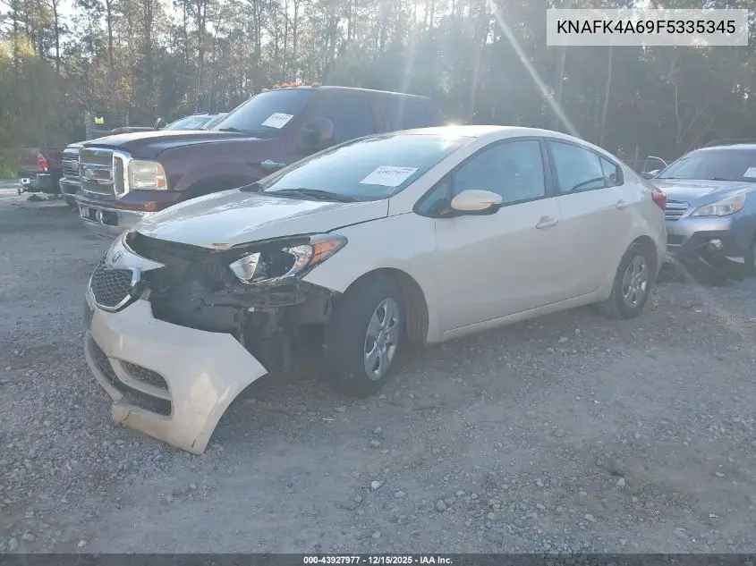 KNAFK4A69F5335345 2015 Kia Forte Lx