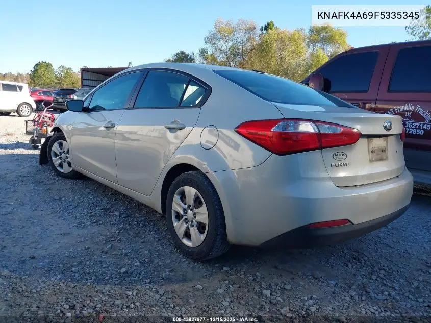 KNAFK4A69F5335345 2015 Kia Forte Lx