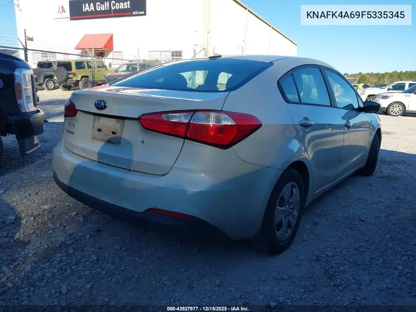 KNAFK4A69F5335345 2015 Kia Forte Lx