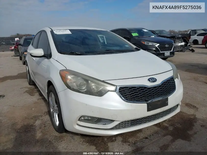 KNAFX4A89F5275036 2015 Kia Forte Ex