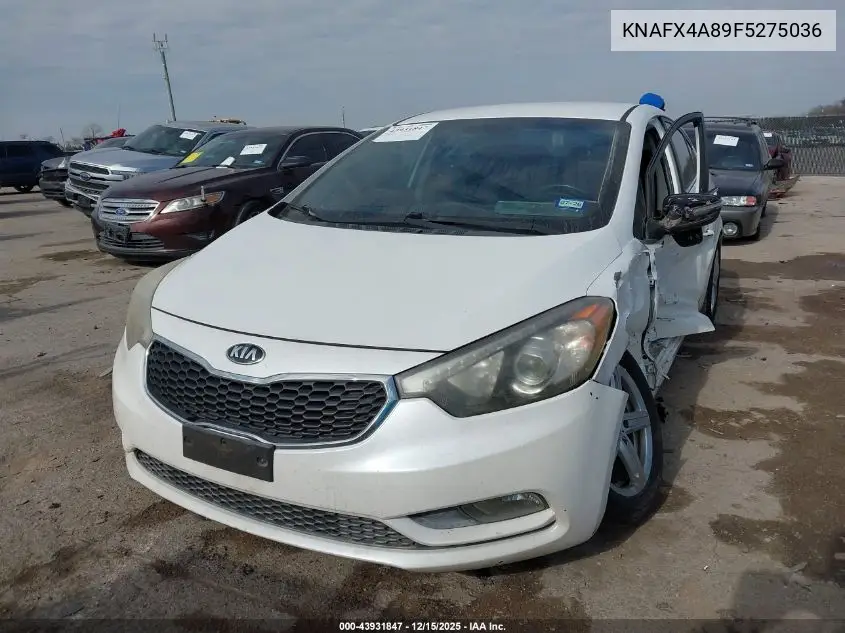 KNAFX4A89F5275036 2015 Kia Forte Ex