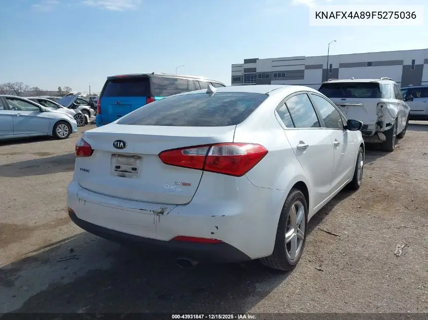 KNAFX4A89F5275036 2015 Kia Forte Ex