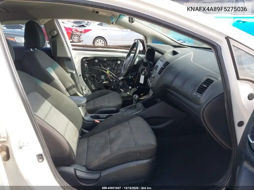 KNAFX4A89F5275036 2015 Kia Forte Ex