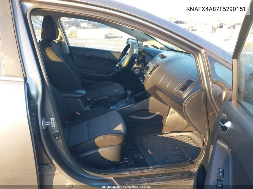 KNAFX4A87F5290151 2015 Kia Forte Ex