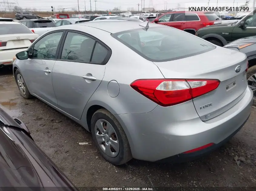 KNAFK4A63F5418799 2015 Kia Forte Lx