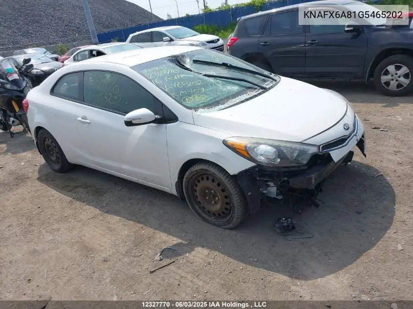 KNAFX6A81G5465202 2016 Kia Forte Koup