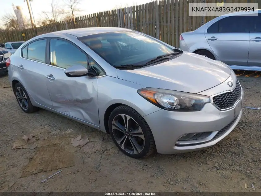 KNAFX4A83G5479994 2016 Kia Forte Ex