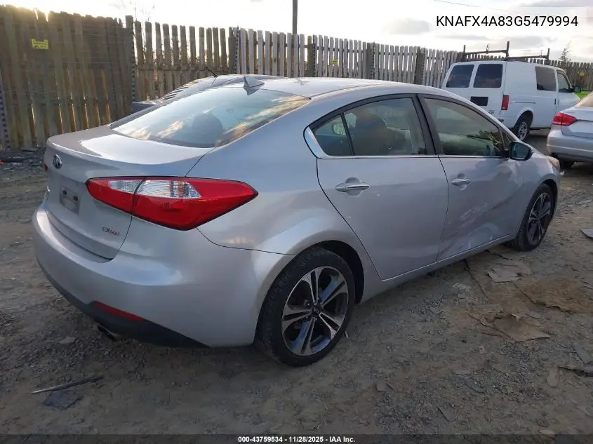 KNAFX4A83G5479994 2016 Kia Forte Ex
