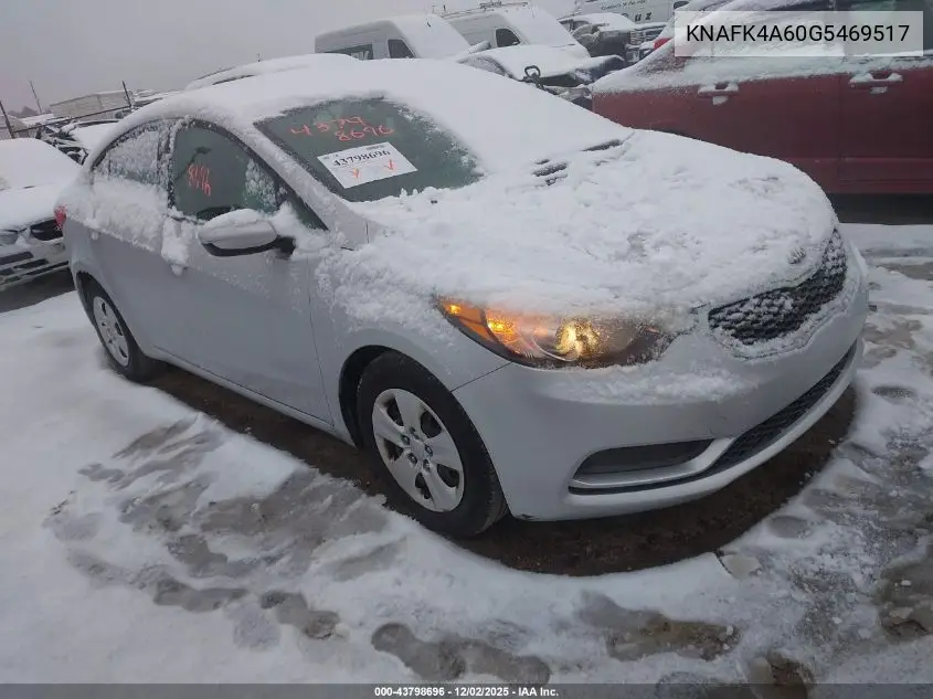 KNAFK4A60G5469517 2016 Kia Forte Lx