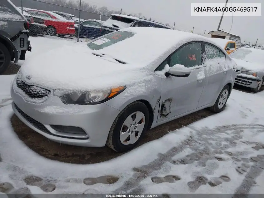KNAFK4A60G5469517 2016 Kia Forte Lx