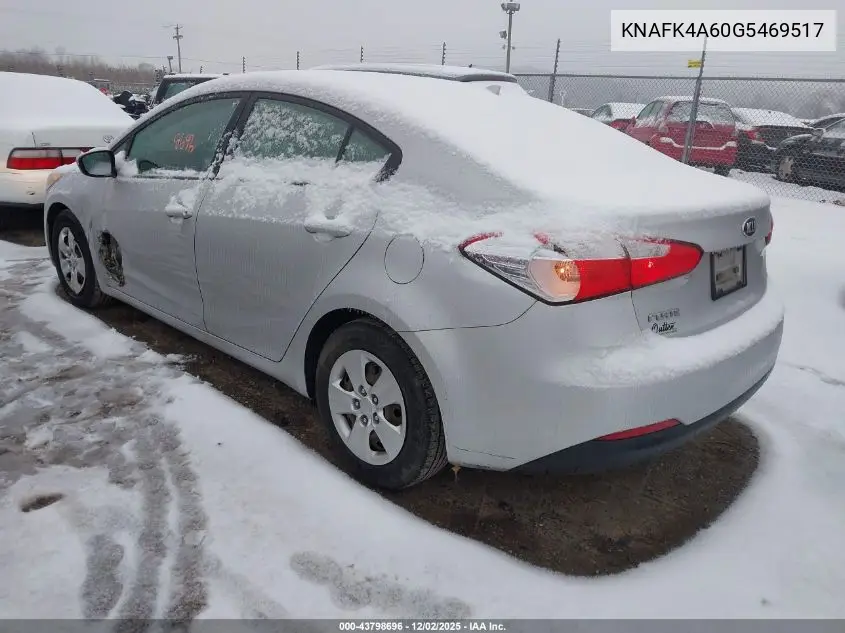 KNAFK4A60G5469517 2016 Kia Forte Lx