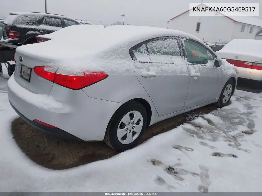 KNAFK4A60G5469517 2016 Kia Forte Lx
