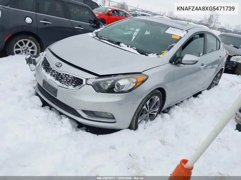 KNAFZ4A8XG5471739 2016 Kia Forte Ex