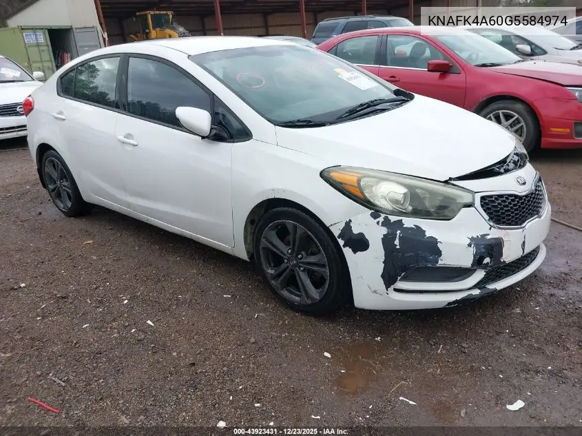 KNAFK4A60G5584974 2016 Kia Forte Lx