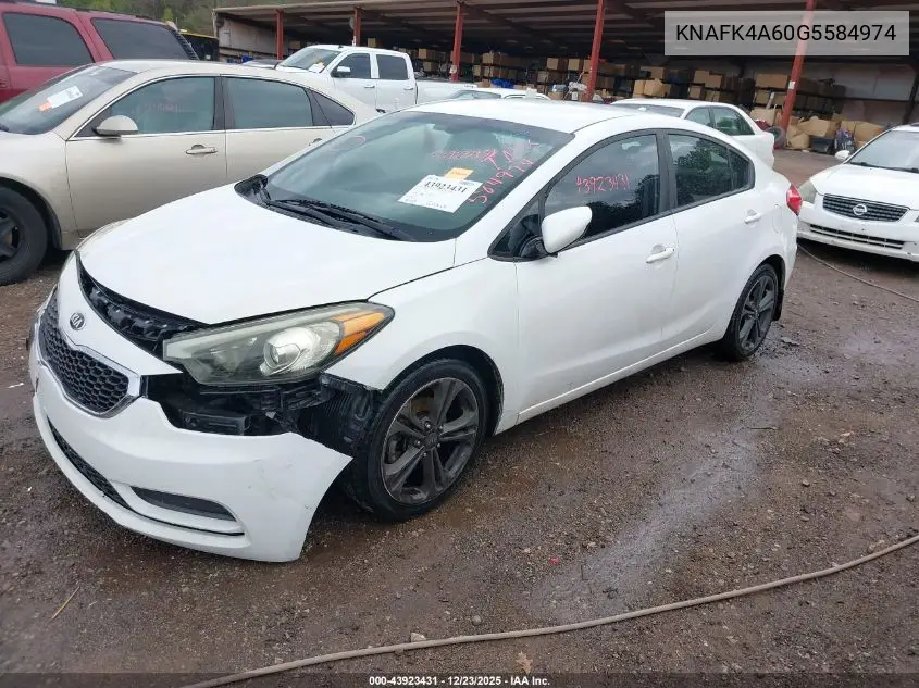 KNAFK4A60G5584974 2016 Kia Forte Lx