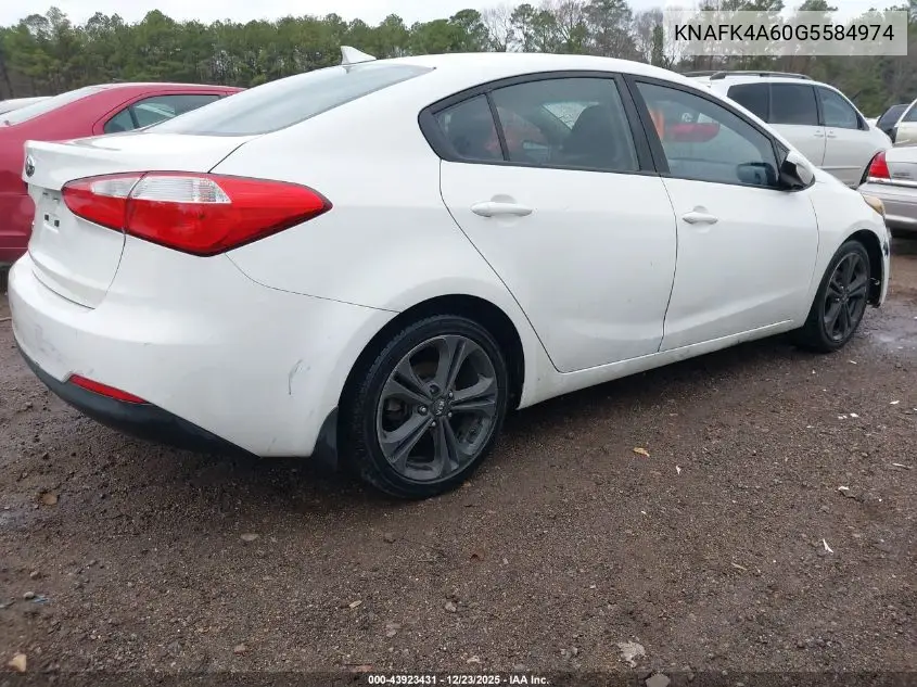 KNAFK4A60G5584974 2016 Kia Forte Lx