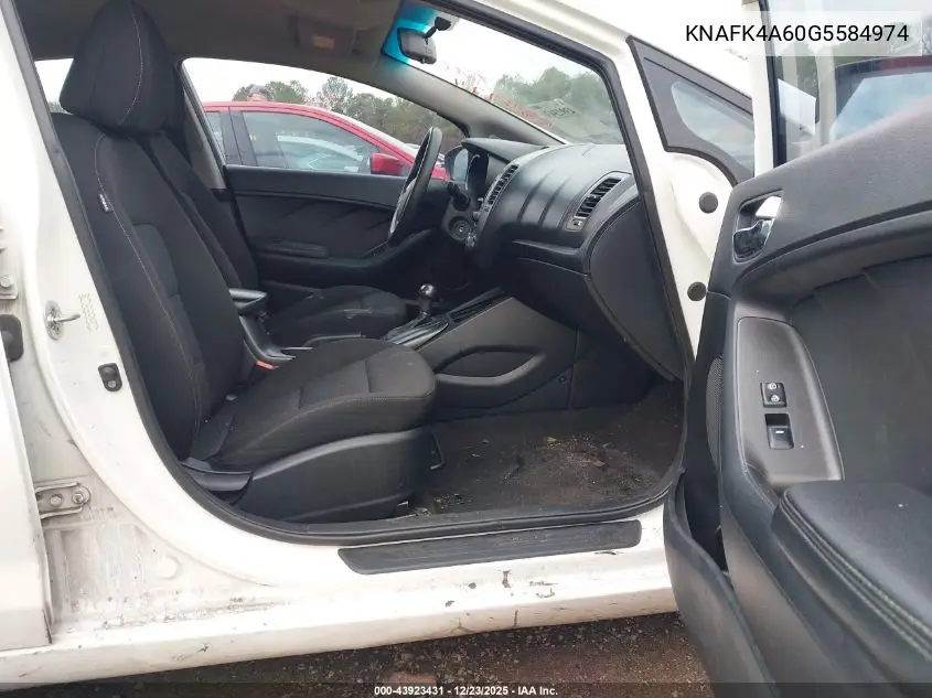 KNAFK4A60G5584974 2016 Kia Forte Lx