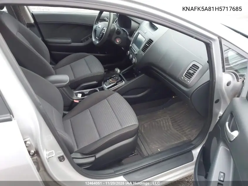 KNAFK5A81H5717685 2017 Kia Forte 2.0L Ex/2.0L Ex Luxury/2.0L Lx+