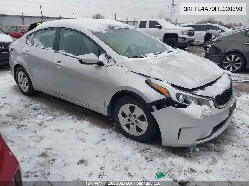 3KPFL4A70HE020398 2017 Kia Forte Lx/S
