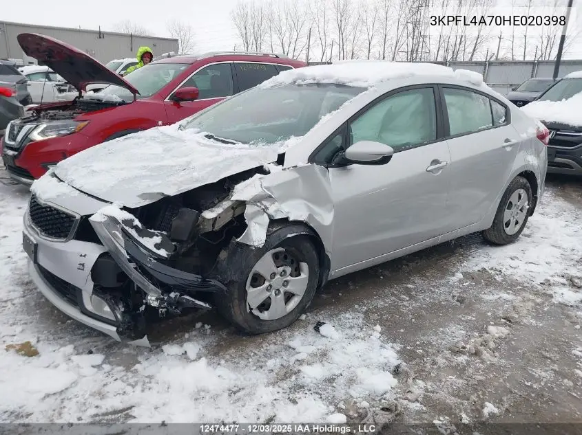 3KPFL4A70HE020398 2017 Kia Forte Lx/S