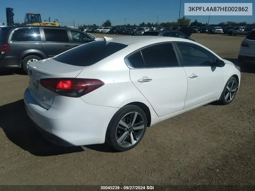 3KPFL4A87HE002862 2017 Kia Forte