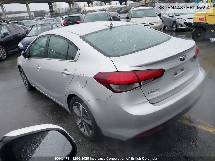3KPFN4A87HE006694 2017 Kia Forte
