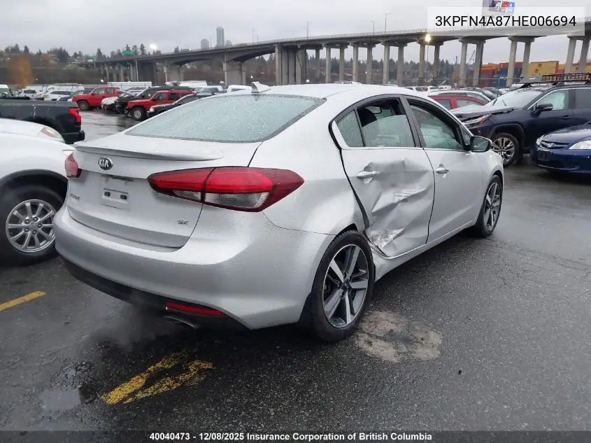 3KPFN4A87HE006694 2017 Kia Forte