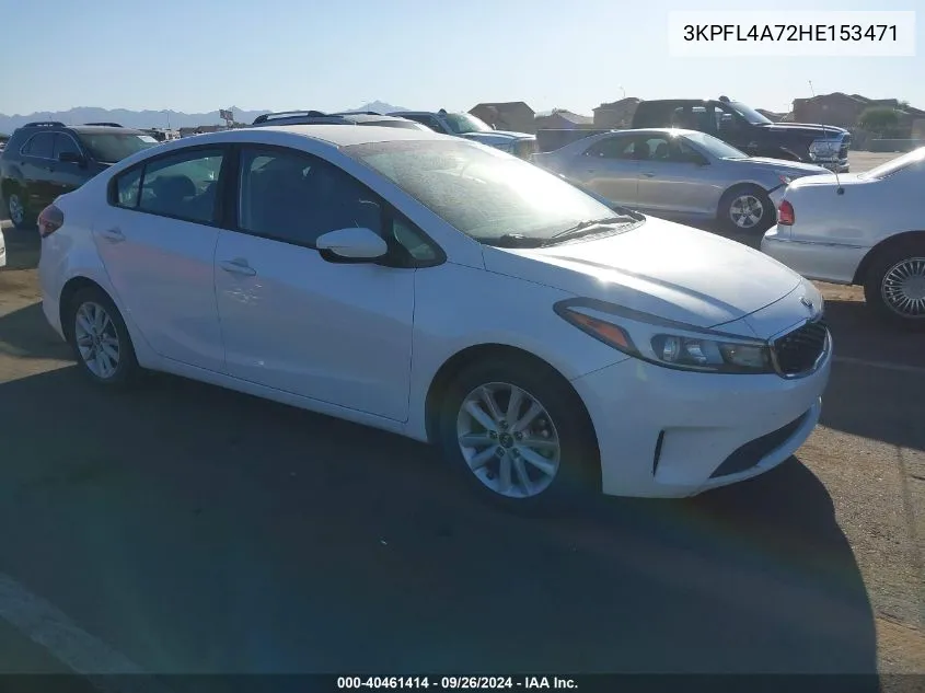 2017 Kia Forte Lx VIN: 3KPFL4A72HE153471 Lot: 40461414