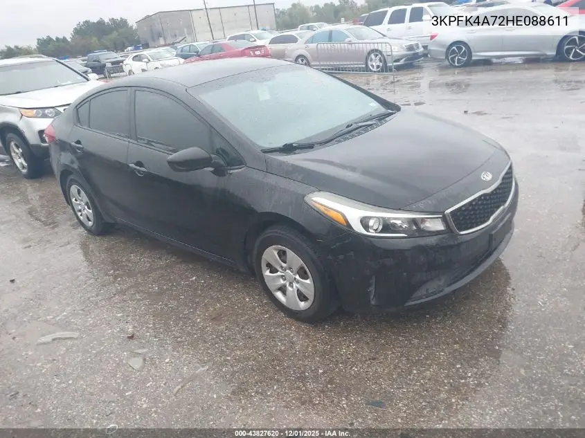 3KPFK4A72HE088611 2017 Kia Forte Lx