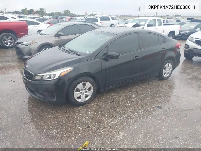 3KPFK4A72HE088611 2017 Kia Forte Lx