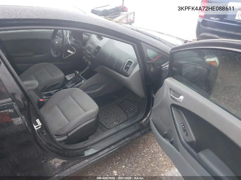 3KPFK4A72HE088611 2017 Kia Forte Lx