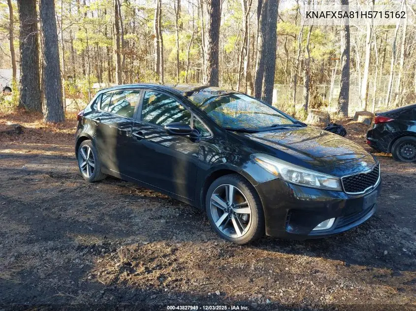 KNAFX5A81H5715162 2017 Kia Forte Ex