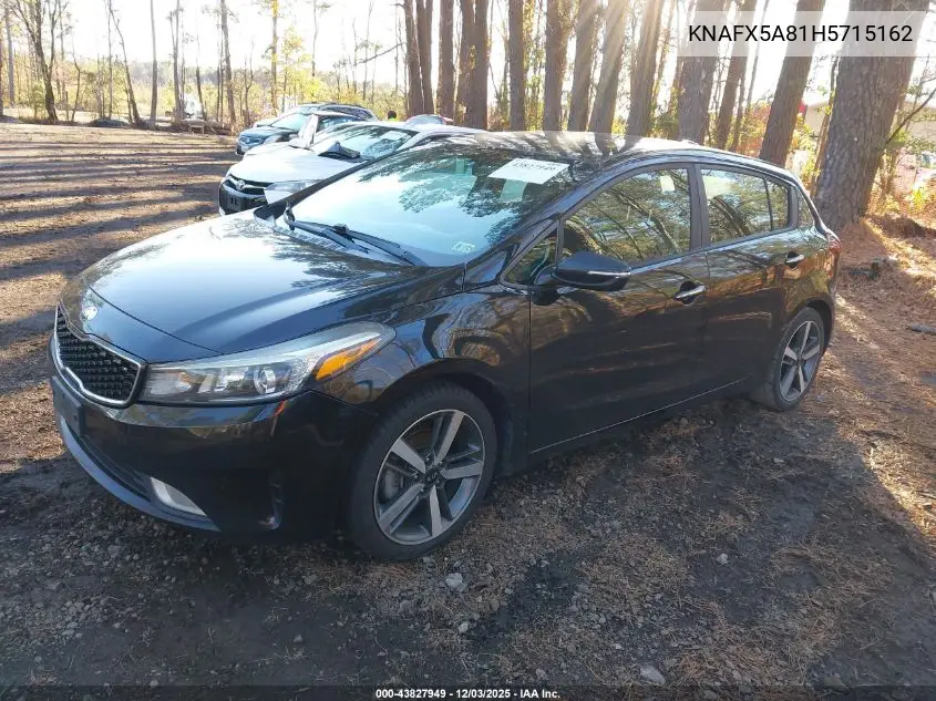 KNAFX5A81H5715162 2017 Kia Forte Ex