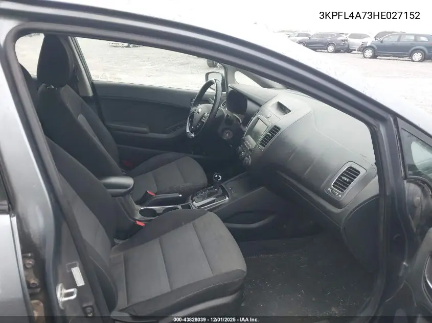 3KPFL4A73HE027152 2017 Kia Forte S