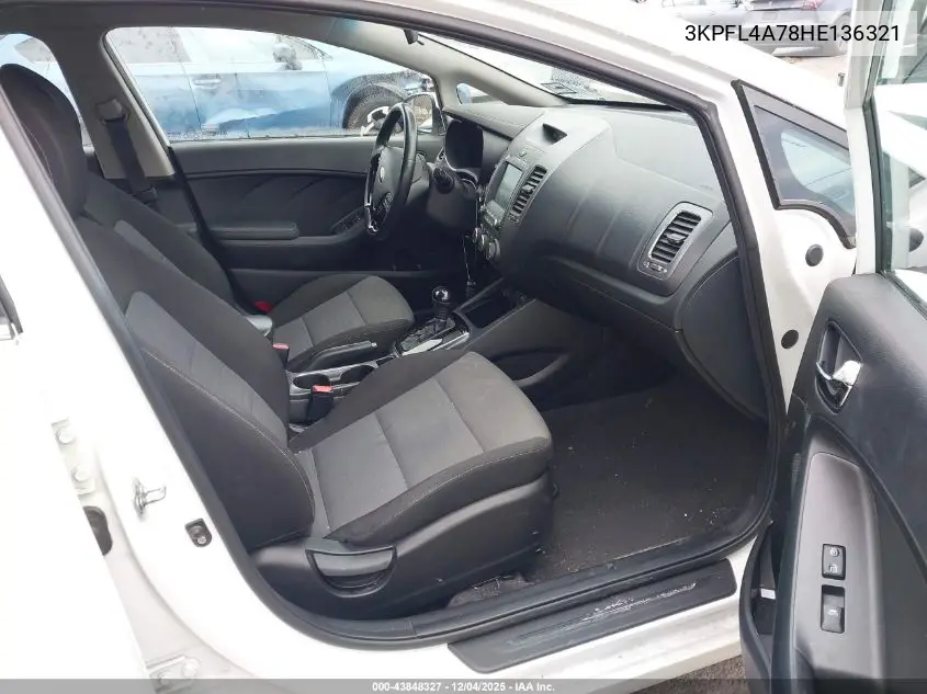 3KPFL4A78HE136321 2017 Kia Forte S
