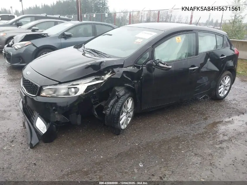KNAFK5A84H5671561 2017 Kia Forte Lx