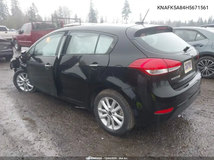 KNAFK5A84H5671561 2017 Kia Forte Lx