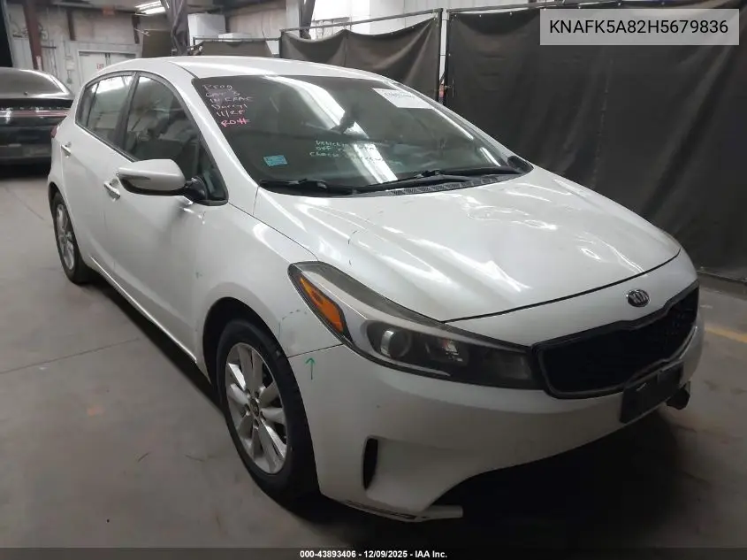 KNAFK5A82H5679836 2017 Kia Forte Lx