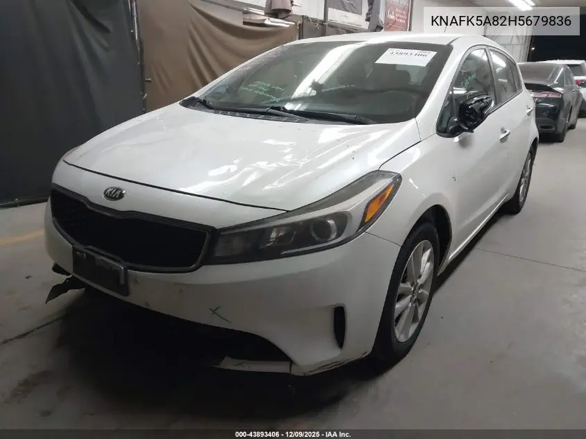 KNAFK5A82H5679836 2017 Kia Forte Lx