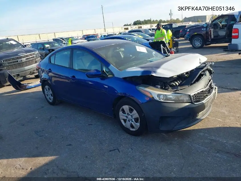 3KPFK4A70HE051346 2017 Kia Forte Lx