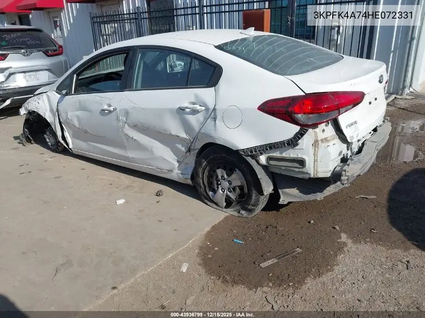 3KPFK4A74HE072331 2017 Kia Forte Lx