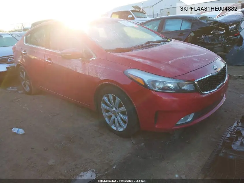 3KPFL4A81HE004882 2017 Kia Forte Ex