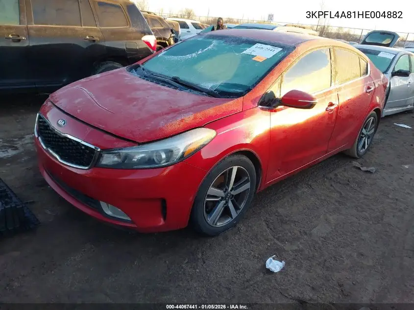 3KPFL4A81HE004882 2017 Kia Forte Ex