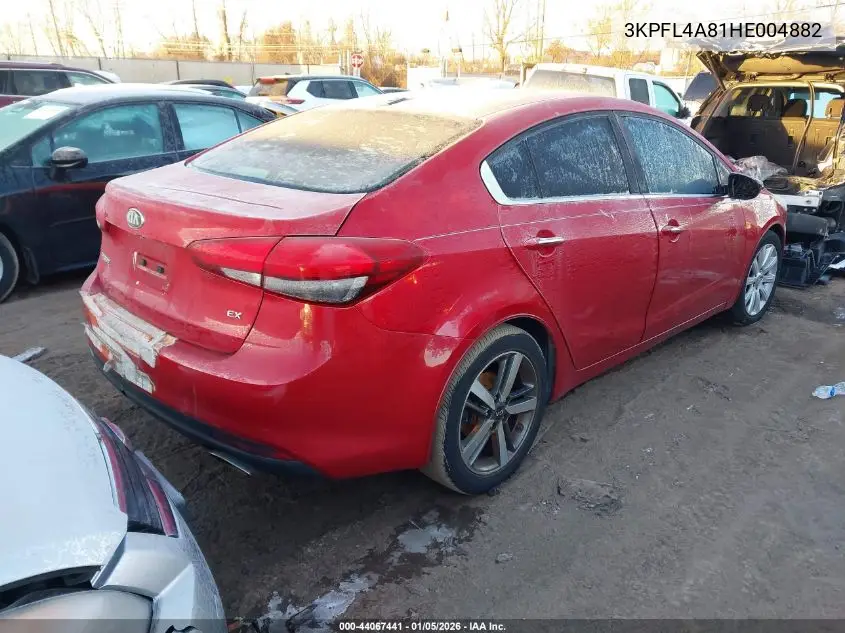 3KPFL4A81HE004882 2017 Kia Forte Ex