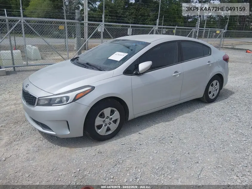 3KPFK4A72HE049159 2017 Kia Forte Lx