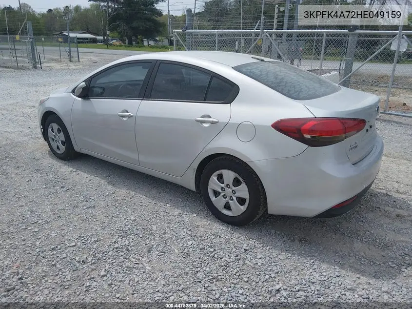 3KPFK4A72HE049159 2017 Kia Forte Lx