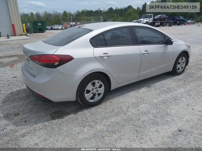 3KPFK4A72HE049159 2017 Kia Forte Lx