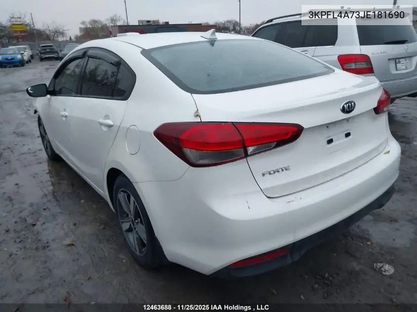 3KPFL4A73JE181690 2018 Kia Forte Lx/Lx+