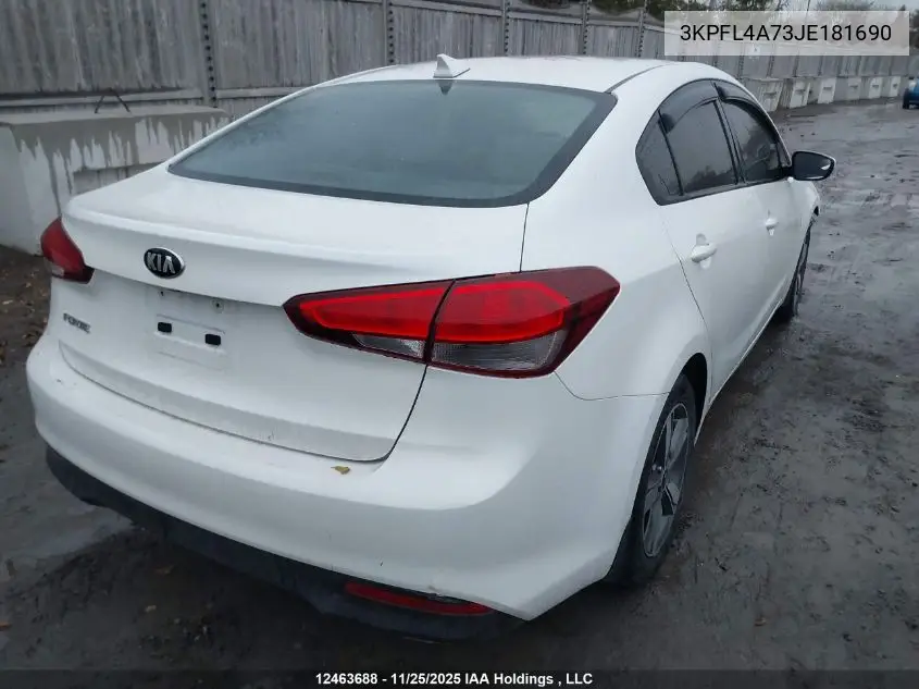 3KPFL4A73JE181690 2018 Kia Forte Lx/Lx+