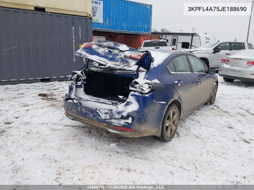 3KPFL4A75JE188690 2018 Kia Forte
